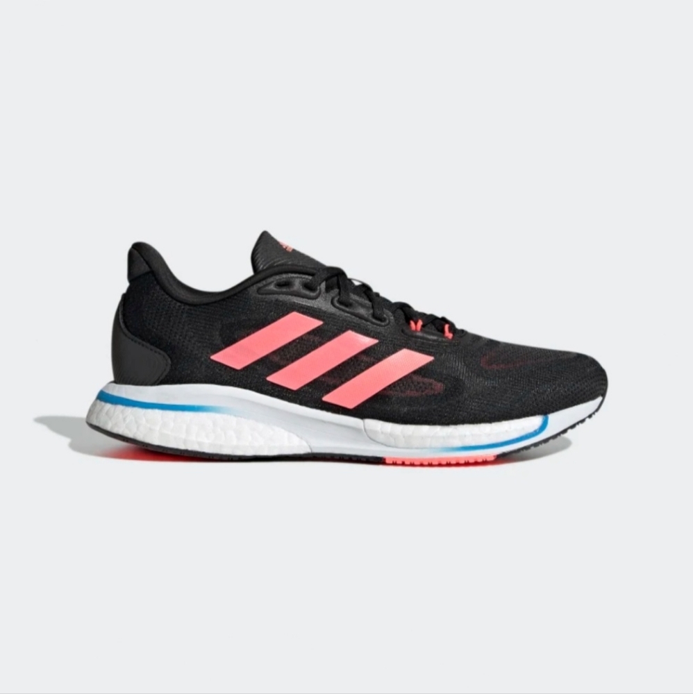 ADIDAS SUPERNOVA+ WOMEN'S SHOES, GX0535, Core Black/Acid Red/Turbo, (New in Box)